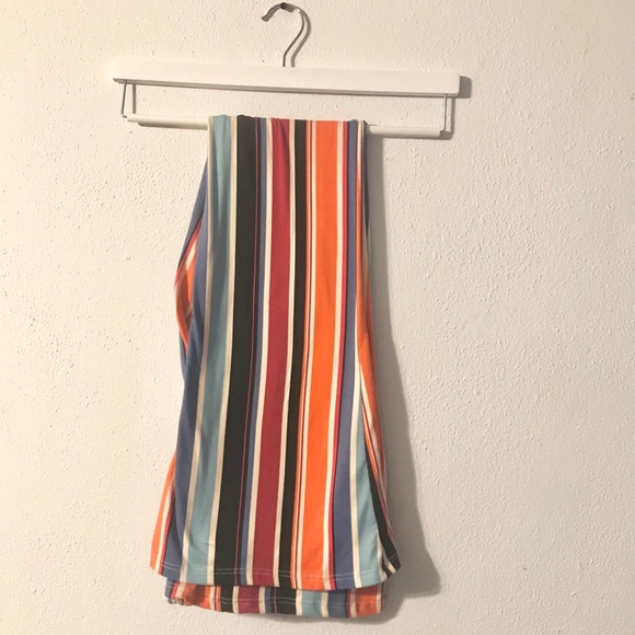 3/$15 Stripped flare leggings✨✨ - Picture 2 of 3